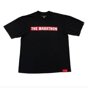 The Marathon Clothing Black and Red Tee